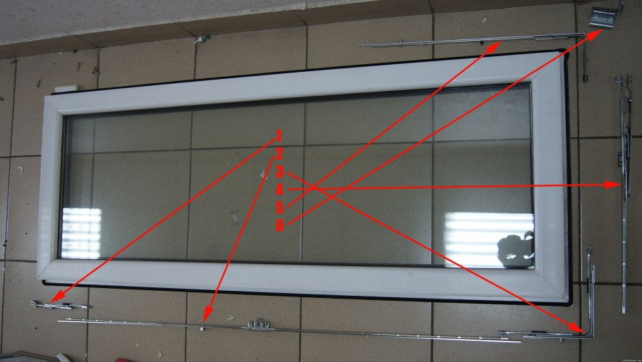 Переделка поворотного окна в поворотно откидное