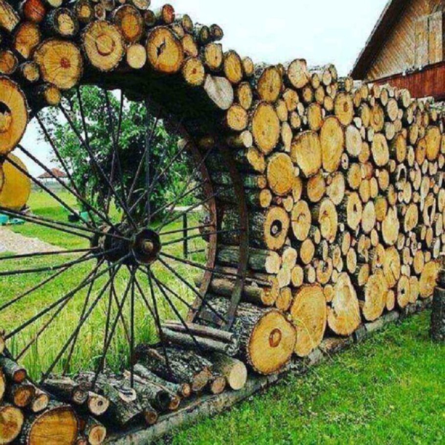 Необычные заборы для дачи