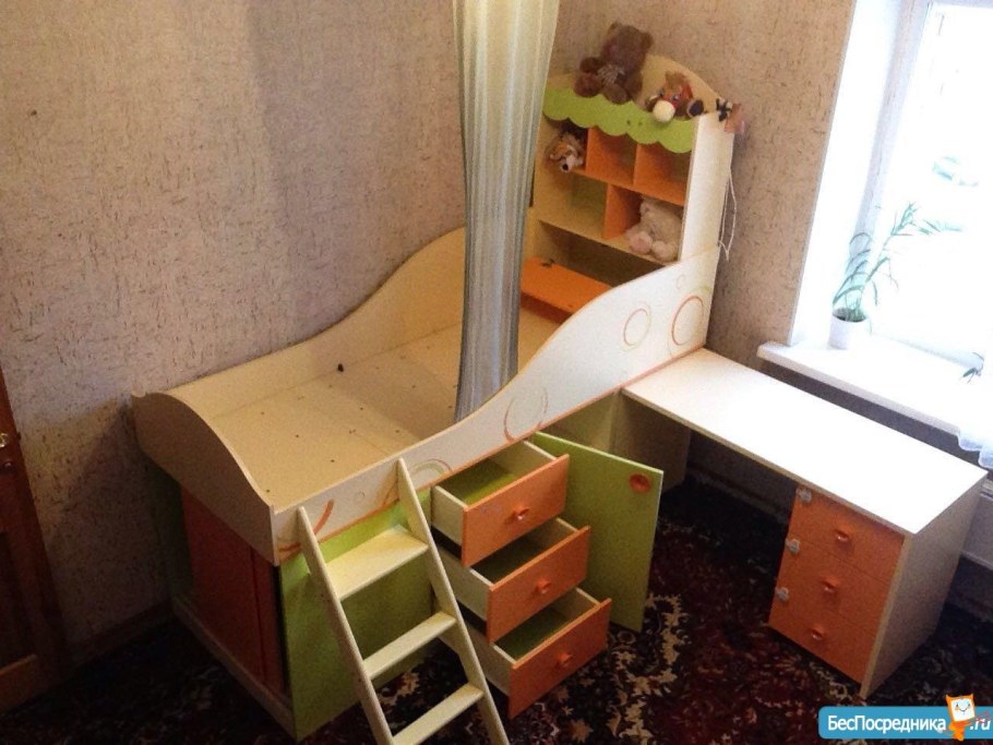 Кровать чердак кадет 2