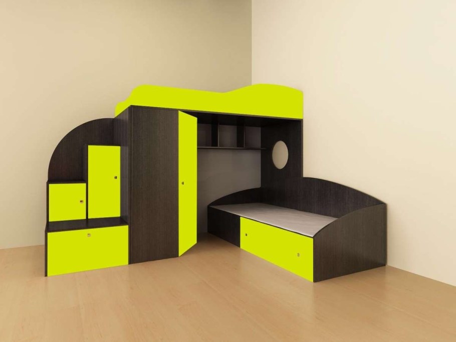 Кровать чердак Тутти фрутти