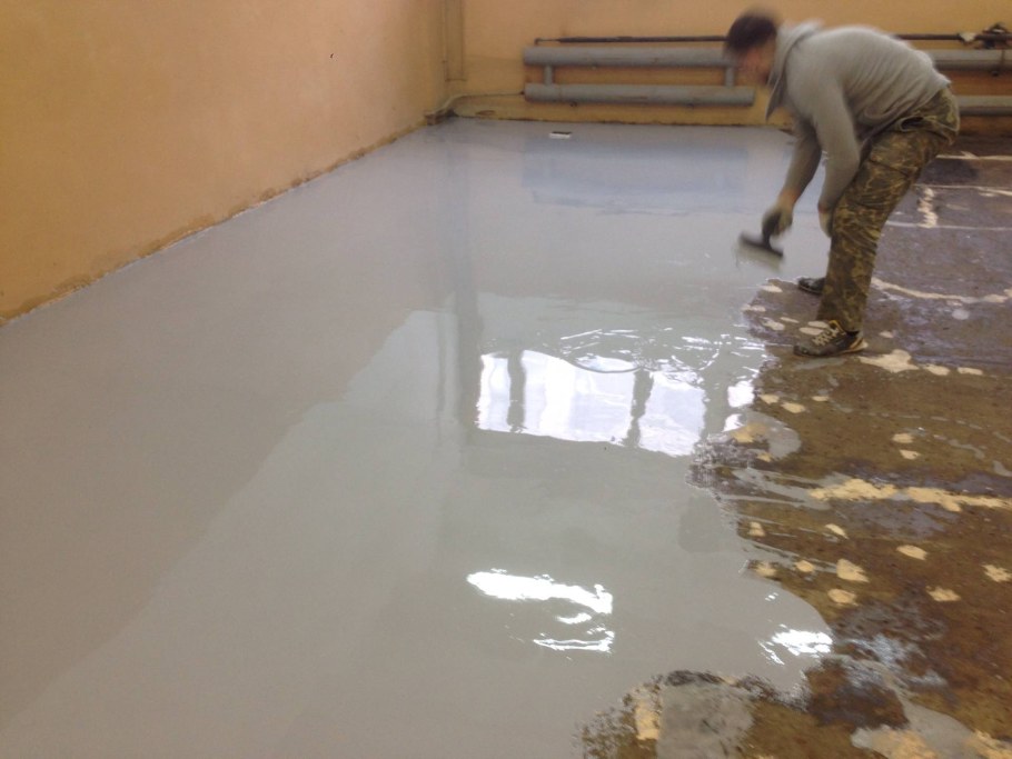 Самонивелирующийся наливной пол 3д