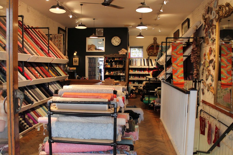 Планировка магазина тканей