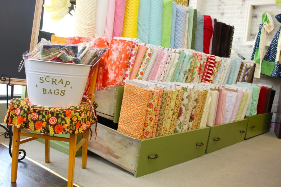 Хранение обрезков ткани