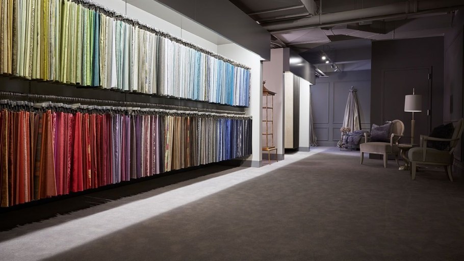 Стеллаж для тканей