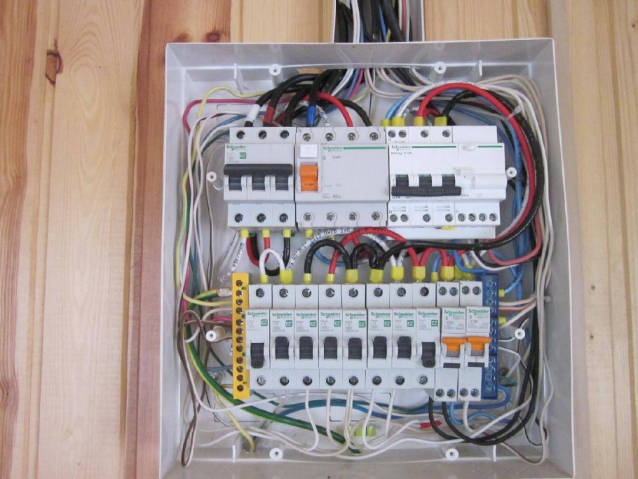 Расключение электрического щитка
