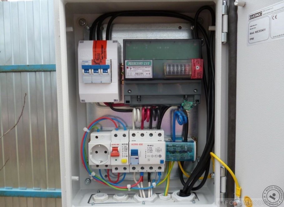 Вводной щит 380 15 КВТ С реле напряжения