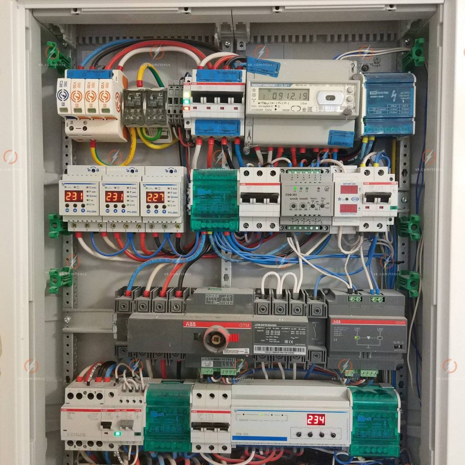 Электрощит с АВР