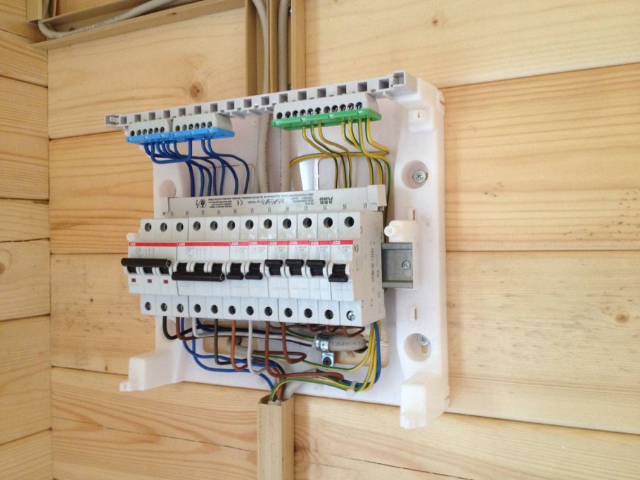 Монтаж распределительного щита в частном доме 380 в