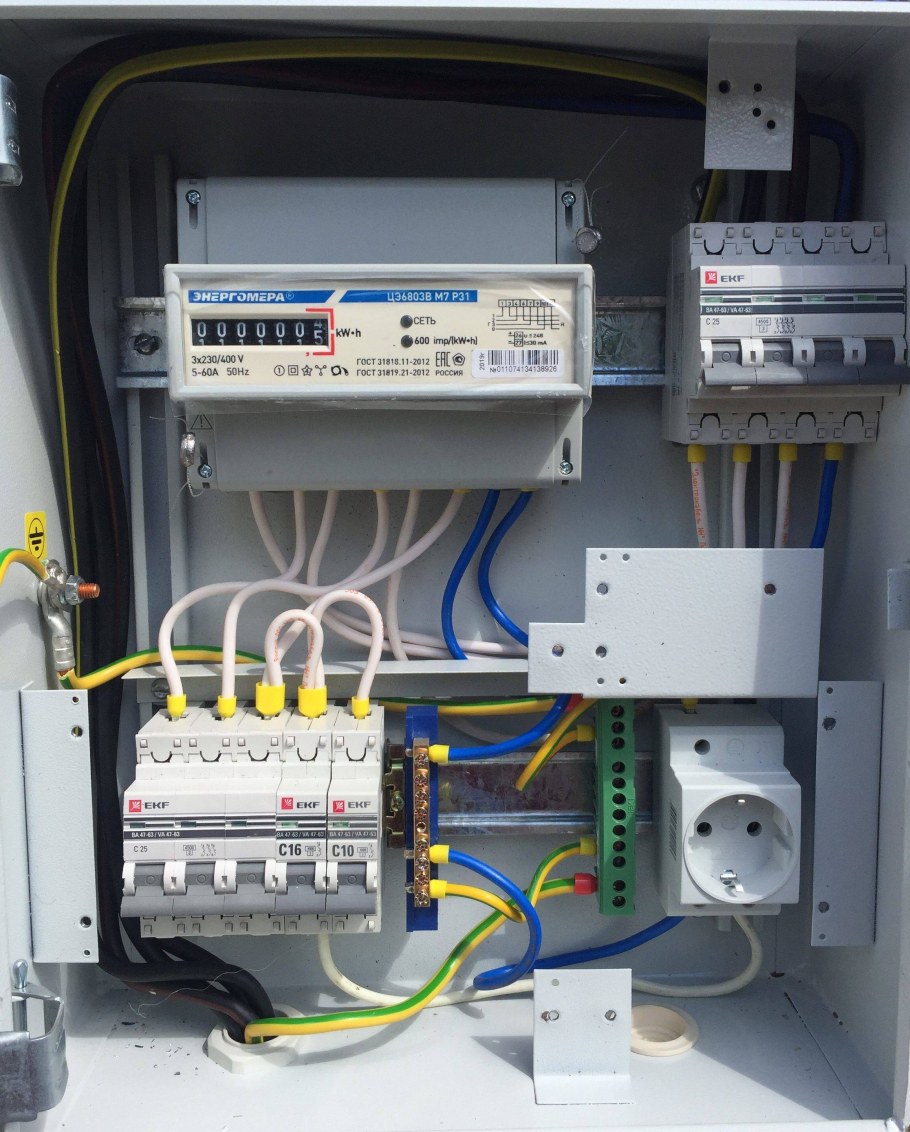 Электрощит на 15 КВТ 380 вольт