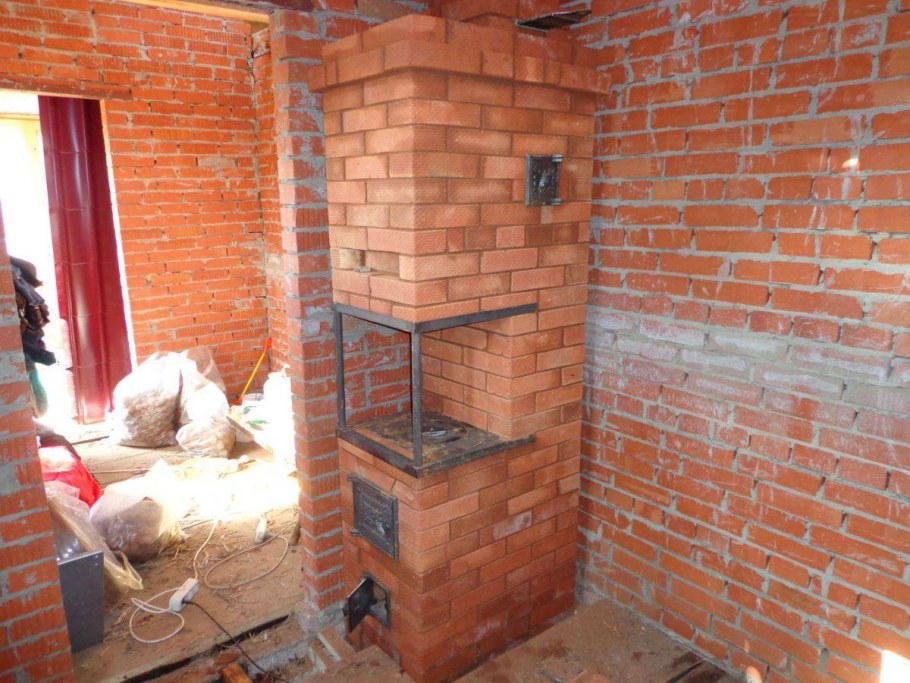 Печь для дачи из кирпича
