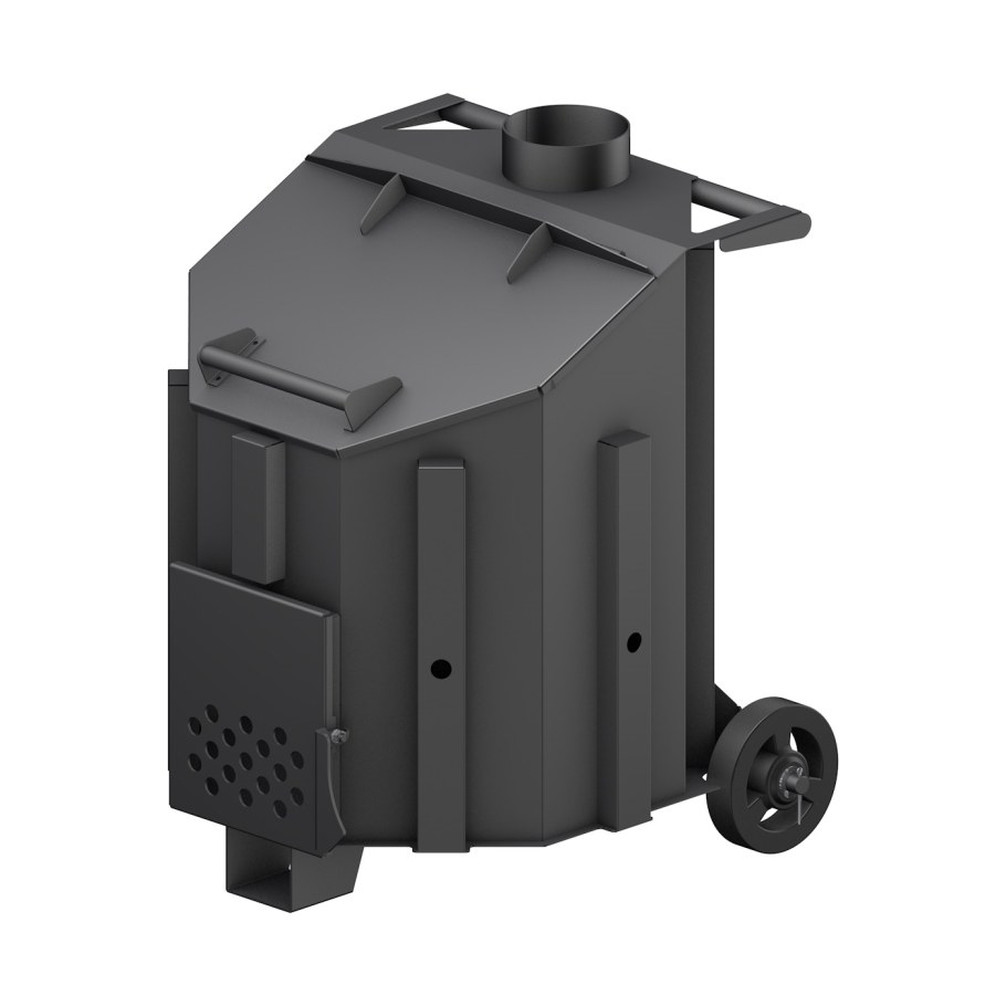 Печи с псевдоожиженным слоем схема