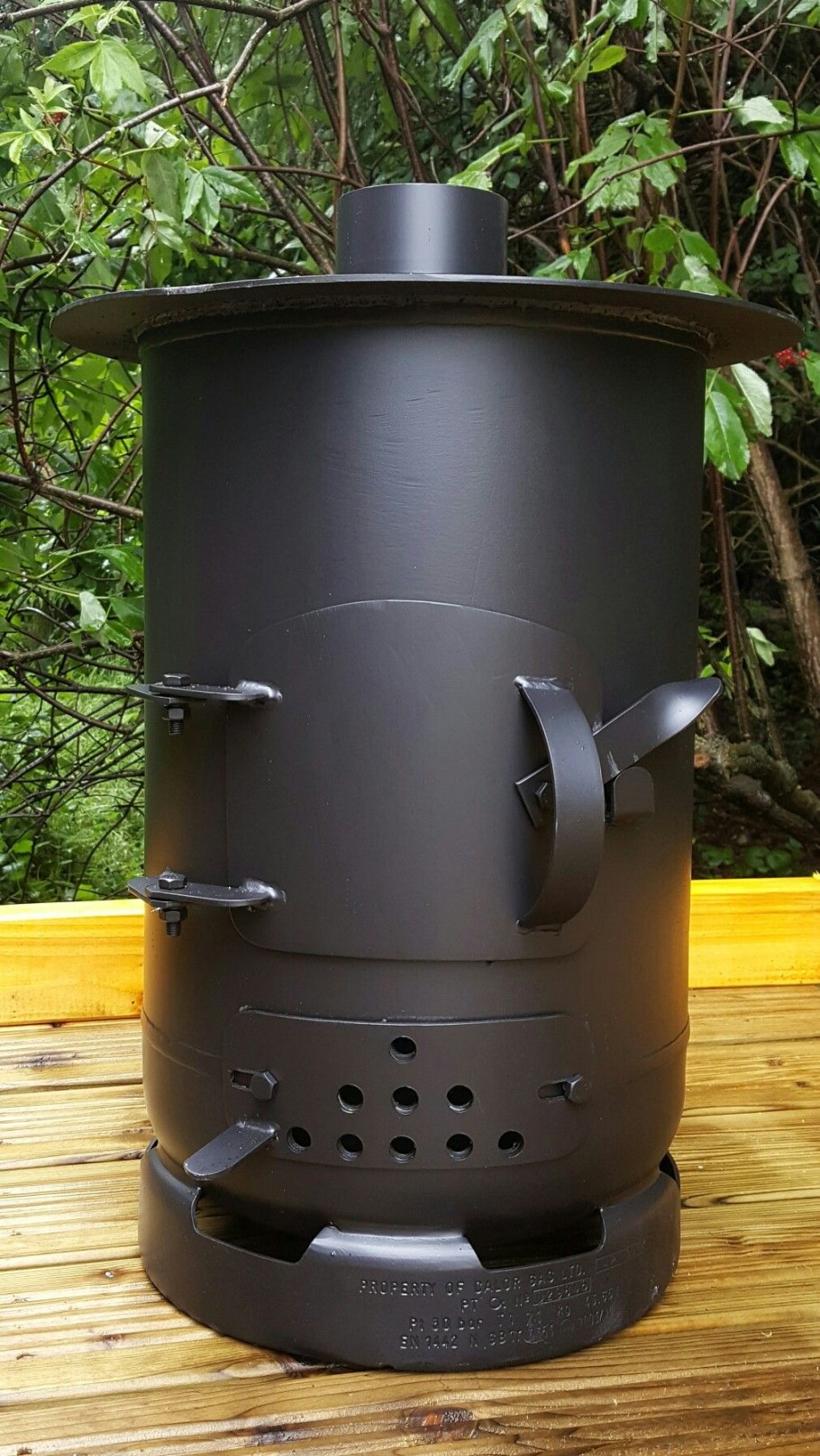 Буржуйка из бочки 200л