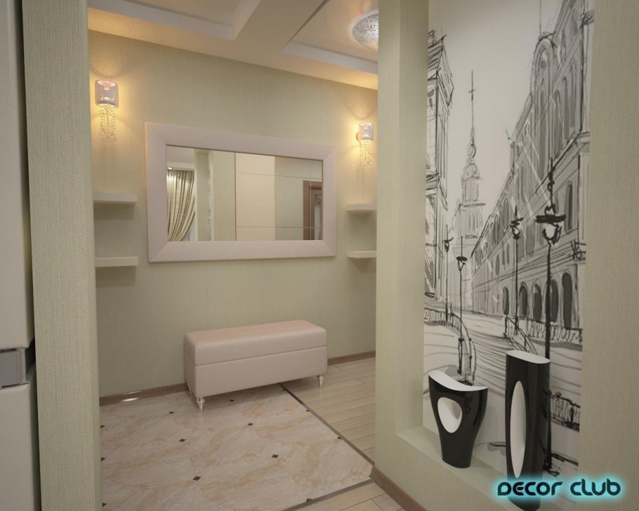 Фотообои в интерьере коридора