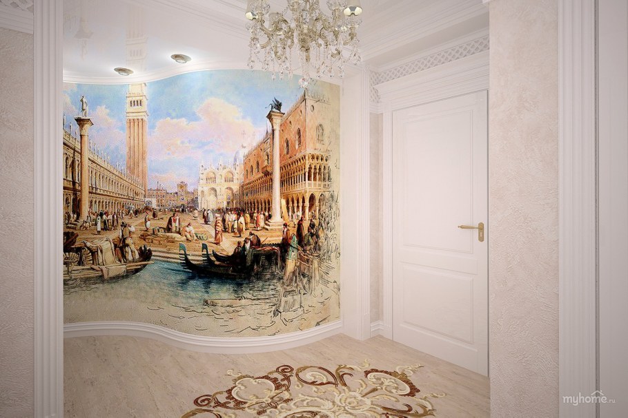 Фреска на стену в Холл