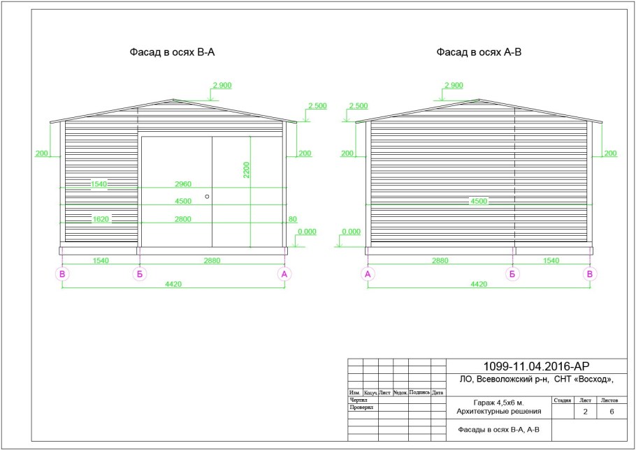 Типовой каркас Ангара пролетом 18 м