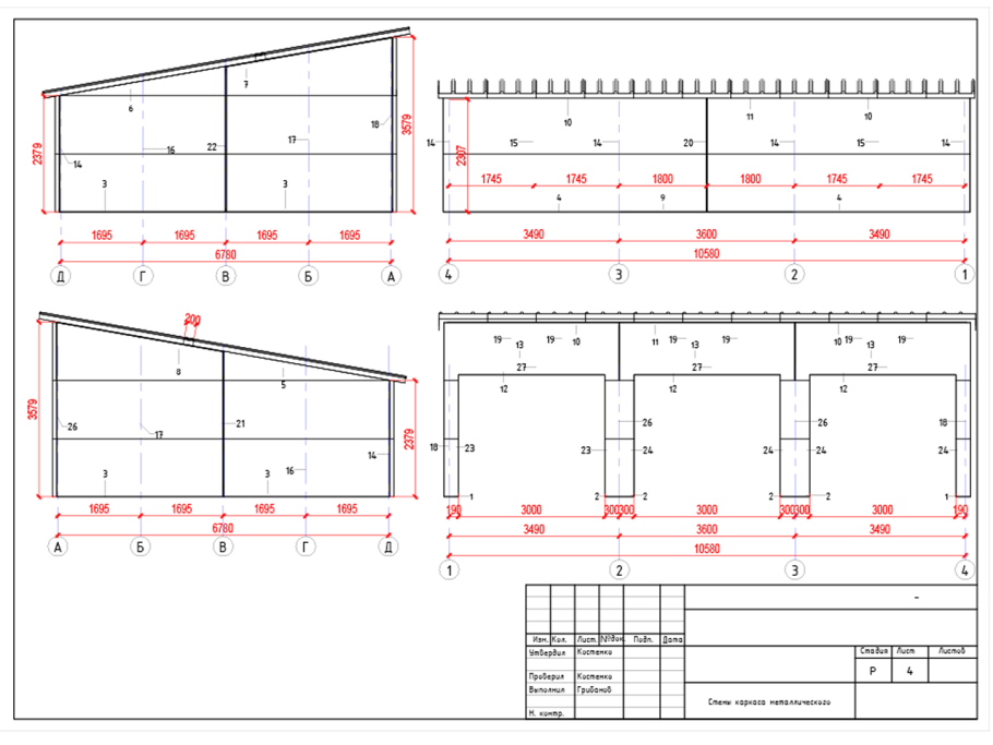 Высота односкатного навеса для автомобиля