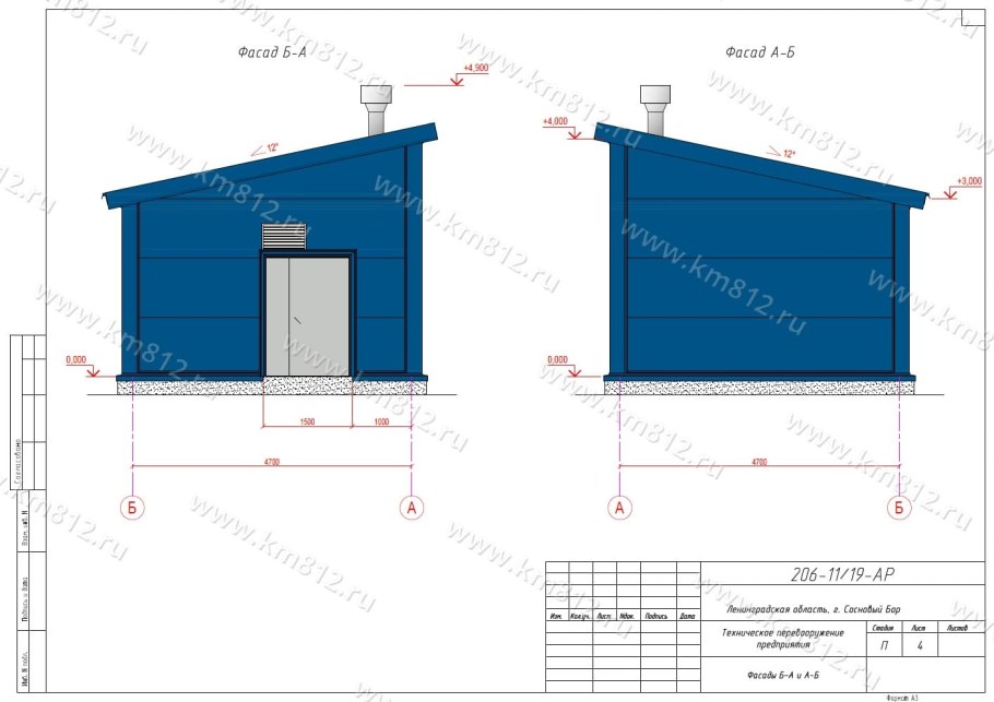 Схема металлоконструкции на ТС