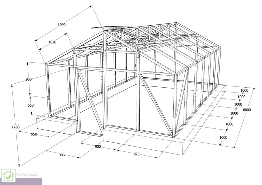 Чертежи Ангара из сэндвич панелей