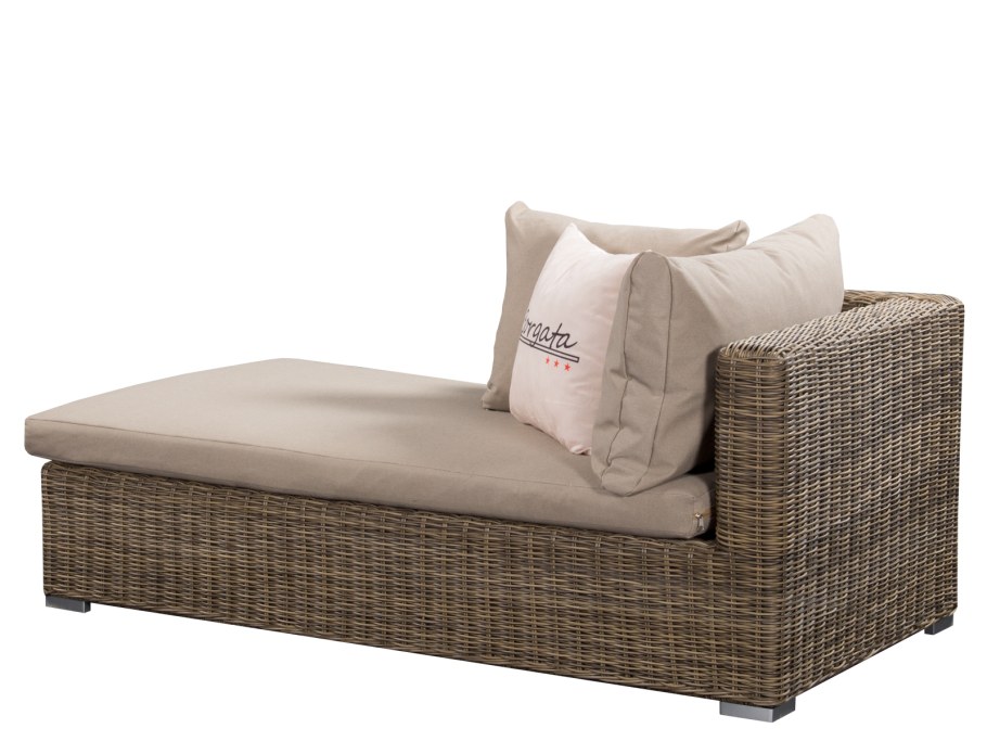 Модуль угловой/завершающий Lagune nature из искусственного ротанга