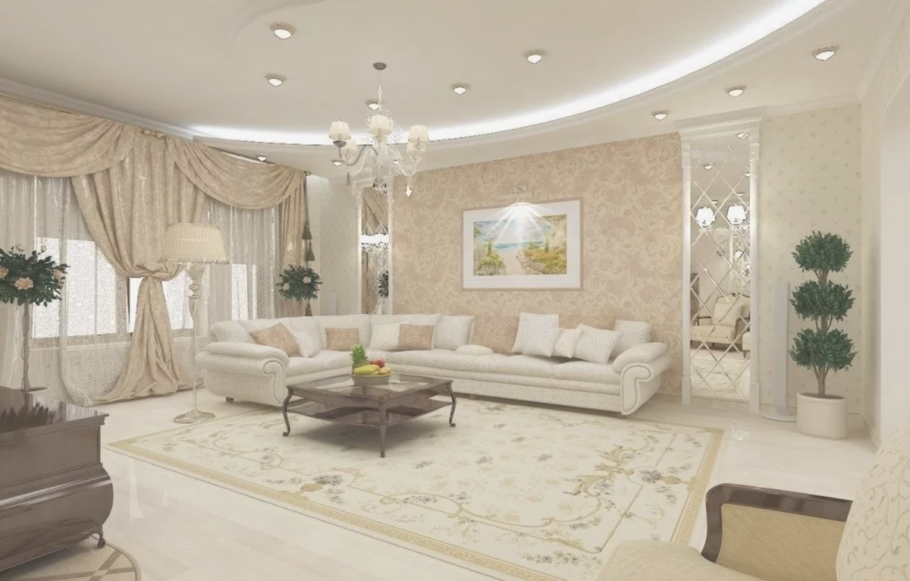 Гостиная в космическом стиле