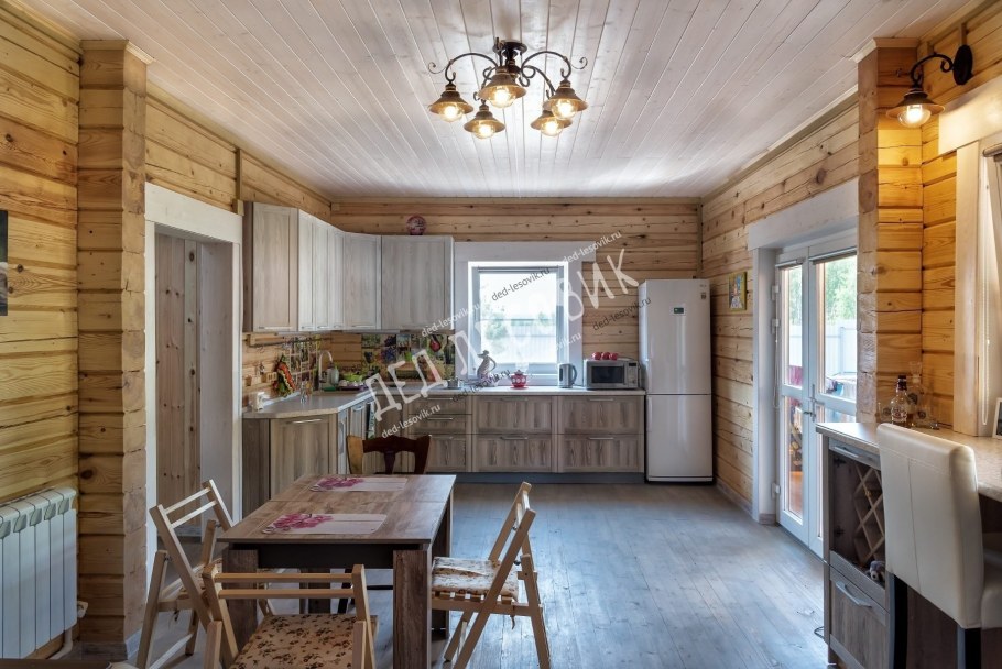 Дом из клееного бруса интерьер