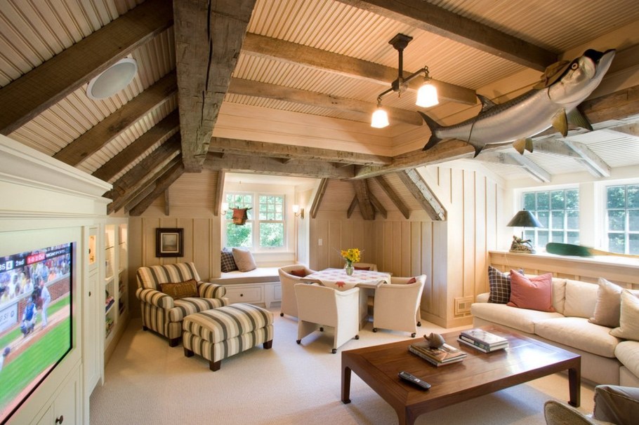 Освещение в деревянном доме