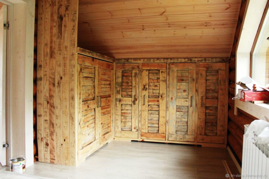 Стенки из вагонки для шкафа