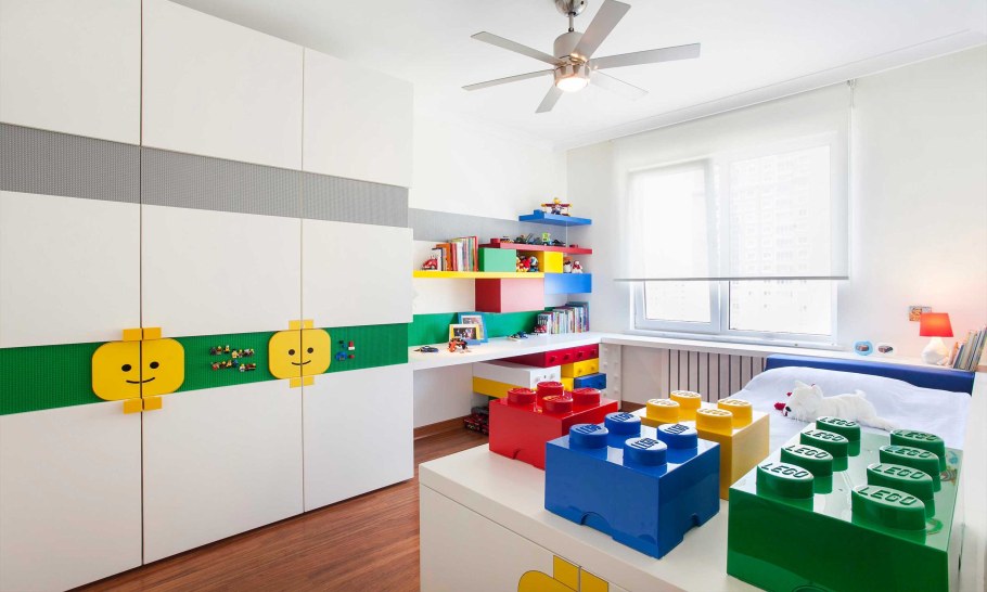 Детская комната в стиле лего