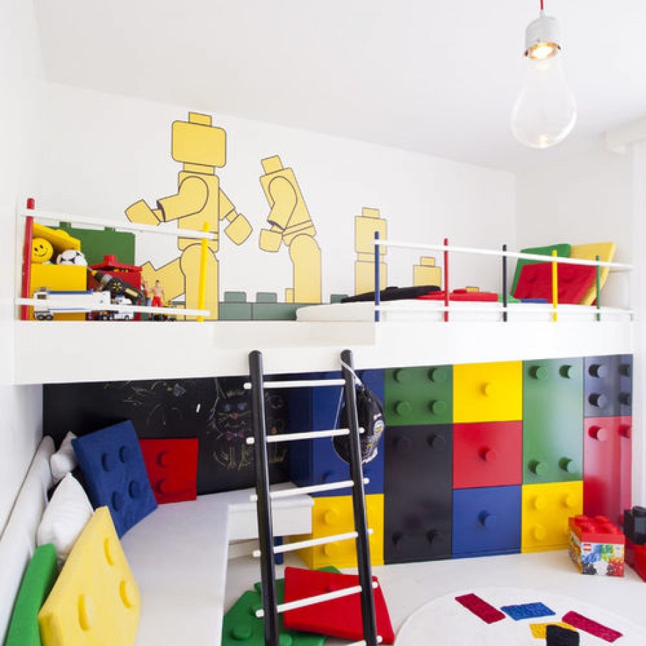 Комната в стиле лего