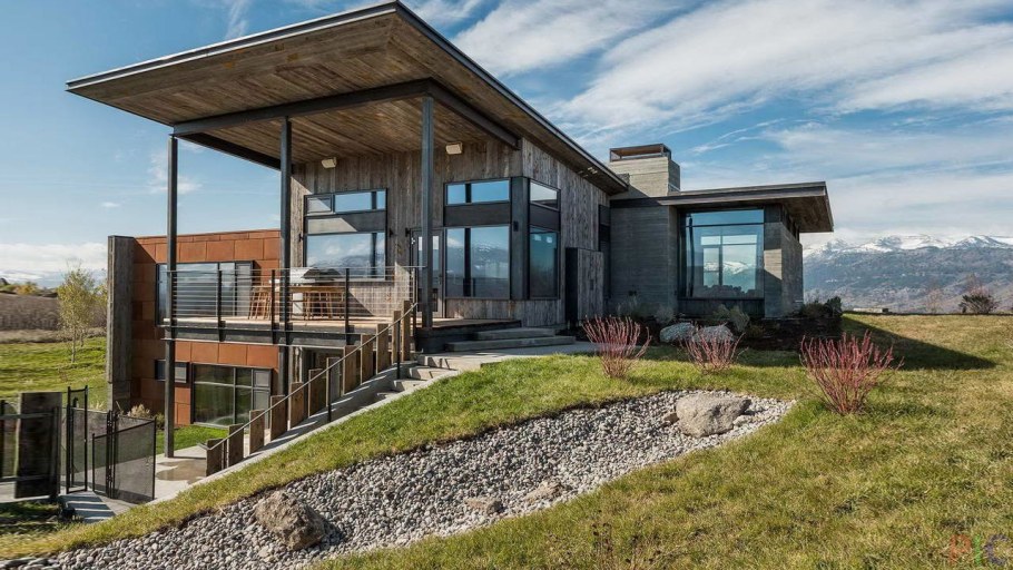 Вилла в стиле хайтек в Канаде