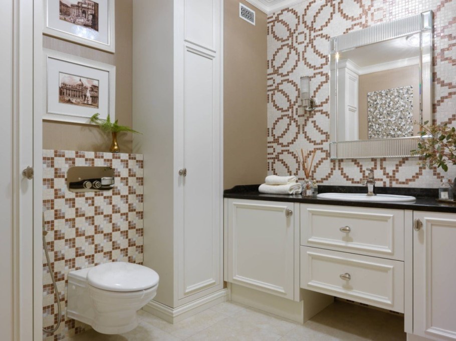 Мебель в ванную комнату современная классика Неоклассика