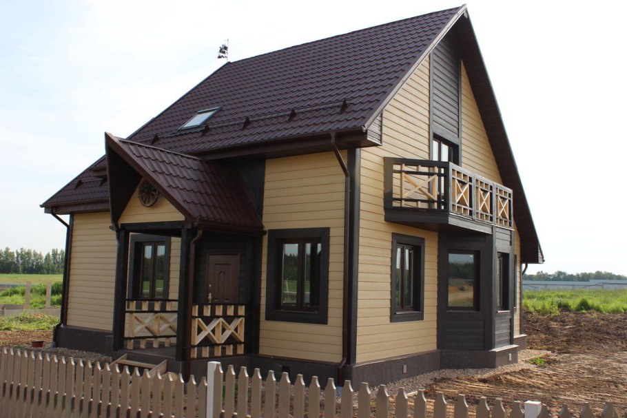 Красивая отделка сайдингом