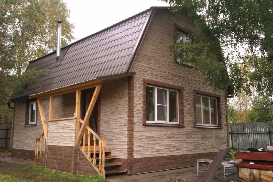 Фасадная панель Альта-профиль Шотландия терракотовый