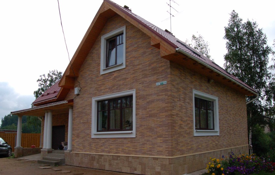 Отделка наружных стен частного дома