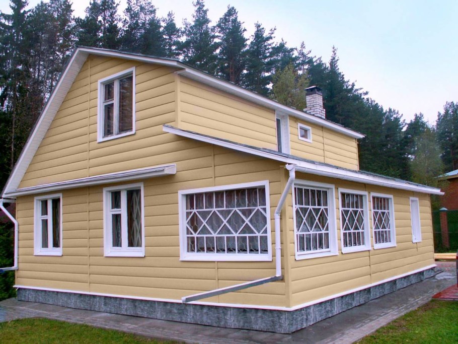 Сайдинг Текос под дерево