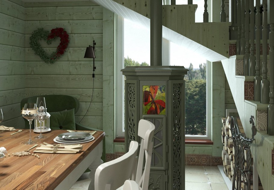 Интерьер дачи в стиле Прованс