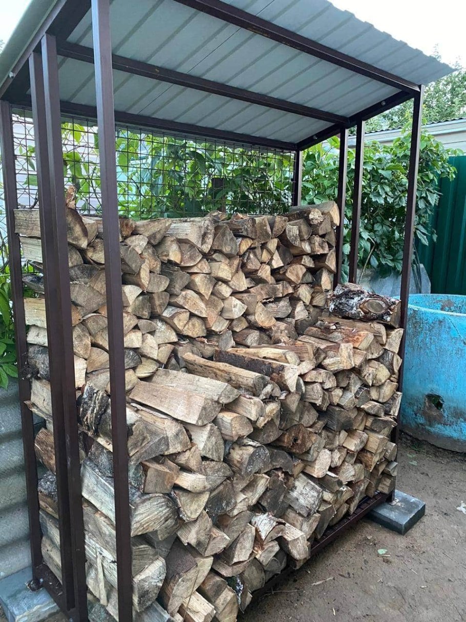 Уличная дровница Vuoksa-Wood