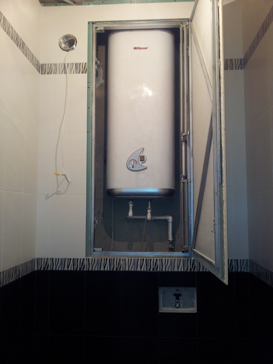 Водонагреватель накопительный в шкаф