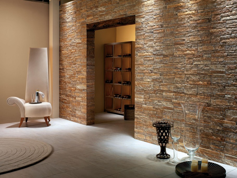 Камень в интерьере