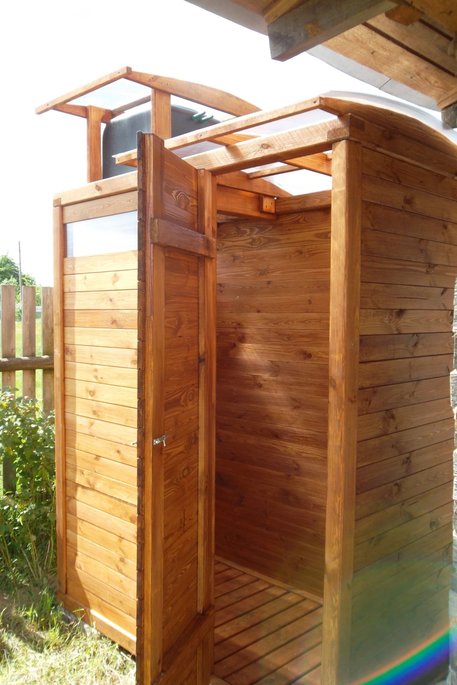 Летний душ для дачи