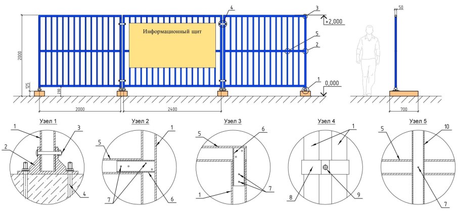 Фундамент из винтовых свай чертеж