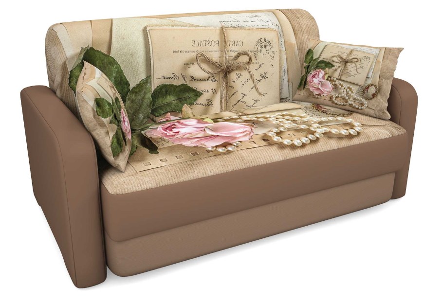 Диван с фотопечатью на подушках