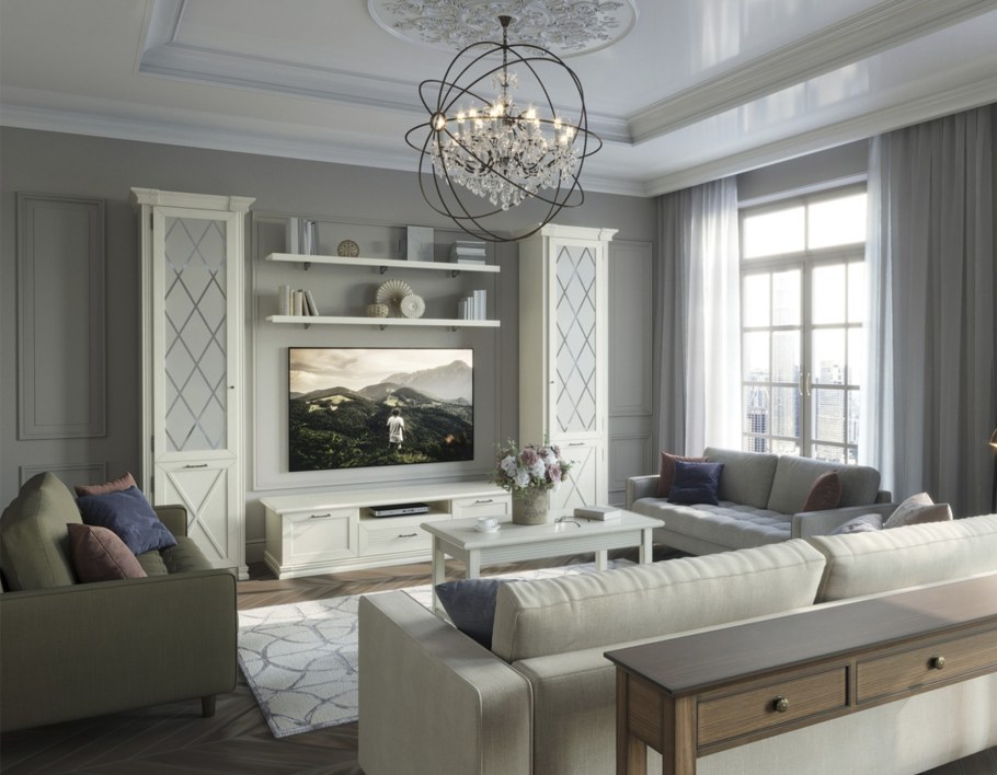 Гостиная Кантри Ангстрем