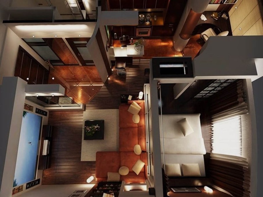 Проектный чертеж квартиры