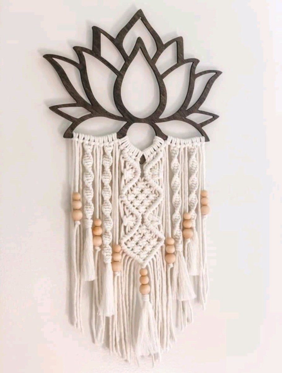 Лотос наклейка на стену