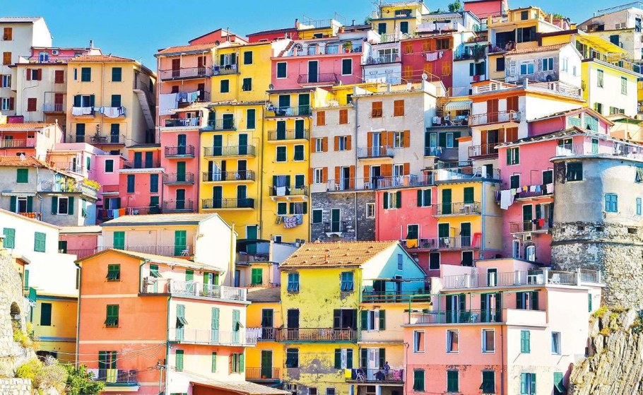 Италия разноцветные домики