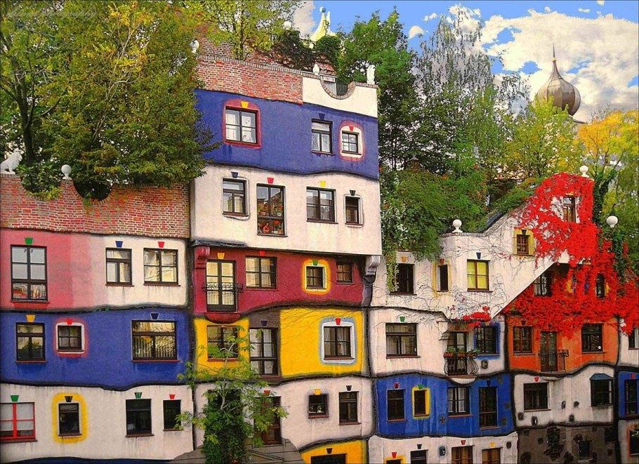 Австрия Архитектор Хундертвассер