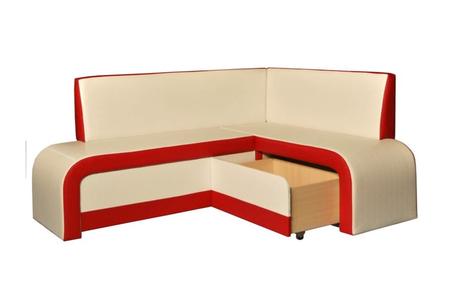 Кухонный уголок с выдвижными ящиками