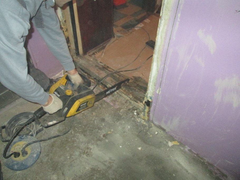 Демонтаж дверей