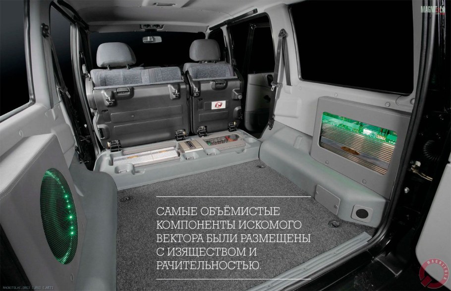 Подиум под задние колонки УАЗ 469